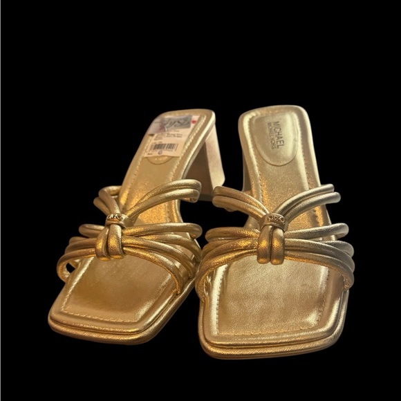 Michael Kors Shoes - Michael Kors Gold Slip in NWT size 6